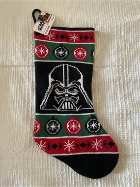 Star Wars Black Red Green Darth Vader Holiday Stocking